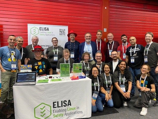 ELISA Project community photo taken at the Open Source Summit Europe 2025