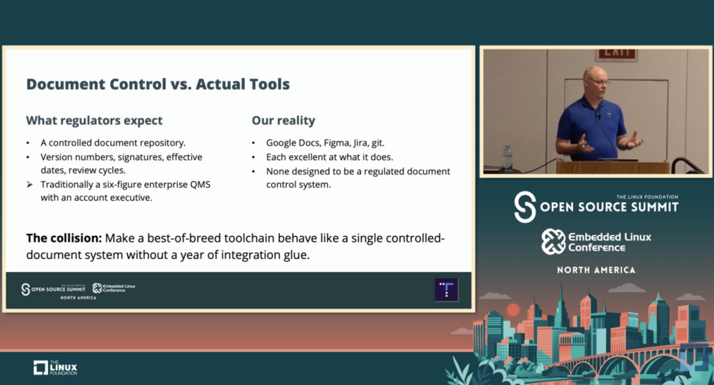 Clip - From Pull Request To Patient Safety: How Tidepool Built an Open-Source Quality Management System - Tapani Otala, Tidepool